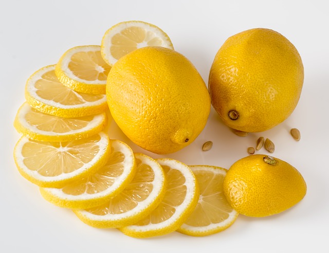 kolečka citronů